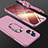 Custodia Plastica Rigida Cover Opaca con Magnetico Anello Supporto GK1 per Oppo F21 Pro 5G Oro Rosa