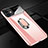 Custodia Plastica Rigida Cover Opaca con Magnetico Anello Supporto P02 per Apple iPhone 11 Rosa