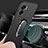 Custodia Plastica Rigida Cover Opaca con Magnetico Anello Supporto per Oppo A57 5G