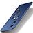 Custodia Plastica Rigida Cover Opaca con Magnetico Anello Supporto per Oppo A97 5G Blu