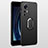 Custodia Plastica Rigida Cover Opaca con Magnetico Anello Supporto per Xiaomi Mi 12T 5G