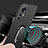Custodia Plastica Rigida Cover Opaca con Magnetico Anello Supporto per Xiaomi Mi 12T 5G