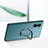Custodia Plastica Rigida Cover Opaca con Magnetico Anello Supporto S01 per Xiaomi Mi 11i 5G