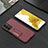 Custodia Plastica Rigida Cover Opaca con Supporto AC1 per Samsung Galaxy S22 5G