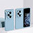 Custodia Plastica Rigida Cover Opaca Fronte e Retro 360 Gradi BH1 per OnePlus Open 5G Cielo Blu