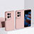 Custodia Plastica Rigida Cover Opaca Fronte e Retro 360 Gradi BH2 per Oppo Find N2 5G Rosa