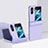 Custodia Plastica Rigida Cover Opaca Fronte e Retro 360 Gradi BH3 per Oppo Find N2 Flip 5G Viola