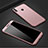 Custodia Plastica Rigida Cover Opaca Fronte e Retro 360 Gradi M01 per Huawei P Smart (2019) Oro Rosa