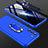 Custodia Plastica Rigida Cover Opaca Fronte e Retro 360 Gradi M01 per Samsung Galaxy S23 5G Blu