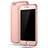 Custodia Plastica Rigida Cover Opaca Fronte e Retro 360 Gradi M02 per Apple iPhone 6 Plus Oro Rosa