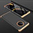 Custodia Plastica Rigida Cover Opaca Fronte e Retro 360 Gradi P01 per Huawei Mate 30 Pro Oro e Nero