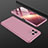Custodia Plastica Rigida Cover Opaca Fronte e Retro 360 Gradi P01 per Xiaomi Mi 11 Lite 5G Oro Rosa