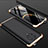 Custodia Plastica Rigida Cover Opaca Fronte e Retro 360 Gradi P01 per Xiaomi Redmi K30 Pro Zoom Oro e Nero