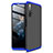 Custodia Plastica Rigida Cover Opaca Fronte e Retro 360 Gradi P02 per Huawei Honor 20S Blu e Nero