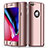 Custodia Plastica Rigida Cover Opaca Fronte e Retro 360 Gradi per Apple iPhone 7 Plus Oro Rosa