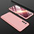 Custodia Plastica Rigida Cover Opaca Fronte e Retro 360 Gradi per Huawei Honor V30 Pro 5G Oro Rosa