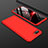 Custodia Plastica Rigida Cover Opaca Fronte e Retro 360 Gradi per Oppo R17 Neo Rosso