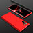 Custodia Plastica Rigida Cover Opaca Fronte e Retro 360 Gradi per Samsung Galaxy Note 10 Plus 5G Rosso