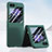 Custodia Plastica Rigida Cover Opaca Fronte e Retro 360 Gradi SD1 per Samsung Galaxy Z Flip5 5G Verde