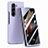 Custodia Plastica Rigida Cover Opaca Fronte e Retro 360 Gradi SD1 per Samsung Galaxy Z Fold5 5G Viola