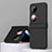 Custodia Plastica Rigida Cover Opaca Fronte e Retro 360 Gradi ZL3 per Huawei P60 Pocket Nero
