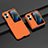 Custodia Plastica Rigida Cover Opaca Fronte e Retro 360 Gradi ZL8 per Oppo Find N2 Flip 5G Arancione