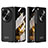Custodia Plastica Rigida Cover Opaca Fronte e Retro 360 Gradi ZL9 per OnePlus Open 5G Nero
