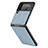 Custodia Plastica Rigida Cover Opaca H05 per Samsung Galaxy Z Flip3 5G Blu