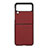 Custodia Plastica Rigida Cover Opaca H08 per Samsung Galaxy Z Flip3 5G Rosso