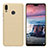 Custodia Plastica Rigida Cover Opaca M02 per Huawei Enjoy 9 Plus Oro