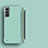 Custodia Plastica Rigida Cover Opaca P01 per Samsung Galaxy S21 5G Verde Pastello