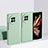 Custodia Plastica Rigida Cover Opaca per Vivo X Fold Plus Verde Pastello