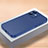 Custodia Plastica Rigida Cover Opaca QC1 per Apple iPhone 12 Mini Blu