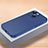 Custodia Plastica Rigida Cover Opaca QC1 per Apple iPhone 15 Blu
