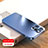 Custodia Plastica Rigida Cover Opaca R01 per Apple iPhone 13 Pro Blu