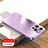 Custodia Plastica Rigida Cover Opaca R01 per Apple iPhone 13 Pro Viola