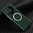 Custodia Plastica Rigida Cover Opaca Spigato con Mag-Safe Magnetic per Huawei Mate 60 Pro+ Plus Verde