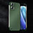 Custodia Plastica Rigida Cover Opaca Spigato T01 per Oppo Reno7 Pro 5G Verde