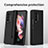 Custodia Plastica Rigida Cover Opaca T01 per Samsung Galaxy Z Fold3 5G