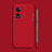 Custodia Plastica Rigida Cover Opaca YK2 per Oppo A97 5G Rosso