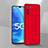 Custodia Plastica Rigida Cover Opaca YK3 per Oppo A53s 5G Rosso