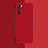 Custodia Plastica Rigida Cover Opaca YK4 per Oppo Reno6 5G Rosso