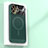 Custodia Plastica Rigida Cover Perforato con Mag-Safe Magnetic JS1 per Apple iPhone 13 Pro Max Verde