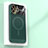 Custodia Plastica Rigida Cover Perforato con Mag-Safe Magnetic JS1 per Apple iPhone 15 Pro Verde