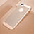 Custodia Plastica Rigida Cover Perforato per Apple iPhone 6S Plus Oro