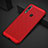 Custodia Plastica Rigida Cover Perforato per Huawei P30 Lite XL Rosso