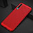 Custodia Plastica Rigida Cover Perforato per Huawei P30 Rosso