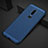 Custodia Plastica Rigida Cover Perforato per OnePlus 6 Blu