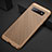 Custodia Plastica Rigida Cover Perforato per Samsung Galaxy S10 5G Oro