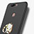 Custodia Plastica Rigida Opaca con Anello Supporto A02 per Huawei Honor V8 Nero